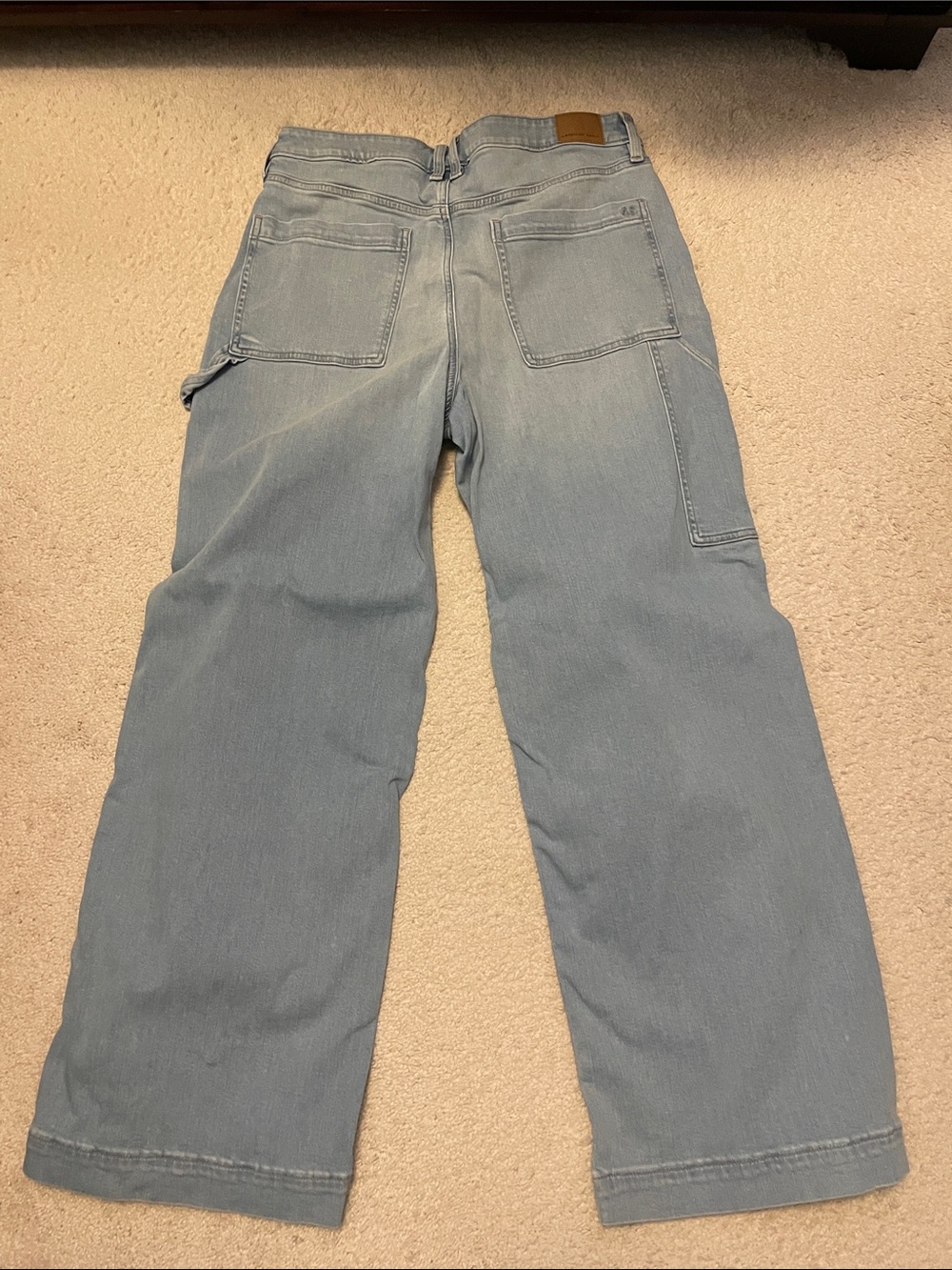 Light Wash Carpenter Jeans - Wide Leg - Picture 5 of 5